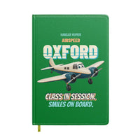 Thumbnail for Airspeed Oxford Mk I - Class in session. Smiles on board. design on green notebook