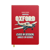 Thumbnail for Airspeed Oxford Mk I - Class in session. Smiles on board. design on red notebook