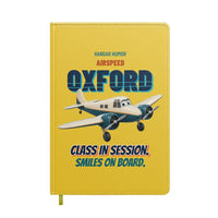 Thumbnail for Airspeed Oxford Mk I - Class in session. Smiles on board. design on yellow notebook