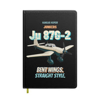 Thumbnail for Junkers Ju 87G-2 Stuka - Bent wings. Straight style. design on black notebook