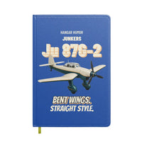 Thumbnail for Junkers Ju 87G-2 Stuka - Bent wings. Straight style. design on blue notebook