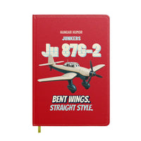 Thumbnail for Junkers Ju 87G-2 Stuka - Bent wings. Straight style. design on red notebook