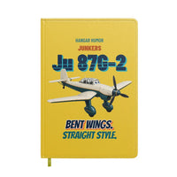 Thumbnail for Junkers Ju 87G-2 Stuka - Bent wings. Straight style. design on yellow notebook