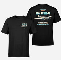 Thumbnail for Heinkel He 111H-6 - Glass nose. Clear character. - Double-Side T-Shirt design on black double side t shirt