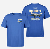 Thumbnail for Heinkel He 111H-6 - Glass nose. Clear character. - Double-Side T-Shirt design on blue double side t shirt