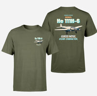 Thumbnail for Heinkel He 111H-6 - Glass nose. Clear character. - Double-Side T-Shirt design on greenarmy double side t shirt
