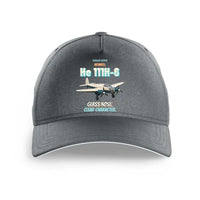 Thumbnail for Heinkel He 111H-6 - Glass nose. Clear character. design on gray printed hat