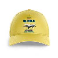 Thumbnail for Heinkel He 111H-6 - Glass nose. Clear character. design on yellow printed hat