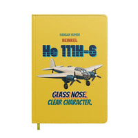 Thumbnail for Heinkel He 111H-6 - Glass nose. Clear character. design on yellow notebook