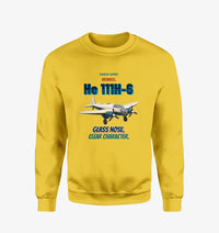 Thumbnail for Heinkel He 111H-6 - Glass nose. Clear character. design on yellow sweatshirt