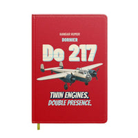 Thumbnail for Dornier Do 217 - Twin engines. Double presence. design on red notebook