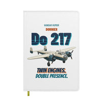Thumbnail for Dornier Do 217 - Twin engines. Double presence. design on white notebook