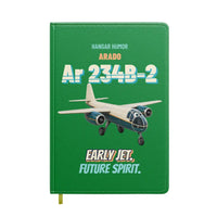 Thumbnail for Arado Ar 234B-2 Blitz - Early jet. Future spirit. design on green notebook