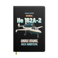 Thumbnail for Heinkel He 162A-2 Salamander - Small frame. High ambition. design on black notebook