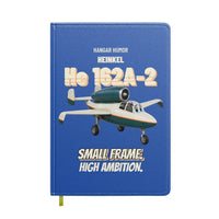 Thumbnail for Heinkel He 162A-2 Salamander - Small frame. High ambition. design on blue notebook