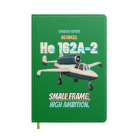 Thumbnail for Heinkel He 162A-2 Salamander - Small frame. High ambition. design on green notebook