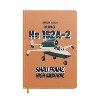 Thumbnail for Heinkel He 162A-2 Salamander - Small frame. High ambition. design on orange notebook