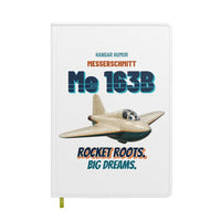 Thumbnail for Messerschmitt Me 163B Komet - Rocket roots. Big dreams. design on white notebook