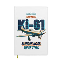 Thumbnail for Kawasaki Ki-61 Hien - Slender nose. Sharp style. design on white notebook