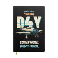 Thumbnail for Yokosuka D4Y Suisei - Comet name. Bright charm. design on black notebook