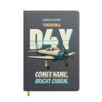 Thumbnail for Yokosuka D4Y Suisei - Comet name. Bright charm. design on gray notebook