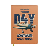 Thumbnail for Yokosuka D4Y Suisei - Comet name. Bright charm. design on orange notebook