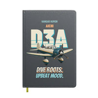 Thumbnail for Aichi D3A Val - Dive roots. Upbeat mood. design on gray notebook