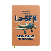 Thumbnail for Lavochkin La-5FN - Radial rhythm. Classic charm. design on orange notebook