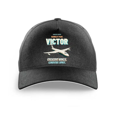 Handley Page VICTOR K.2 - Crescent wings. Generous spirit. design on black printed hat
