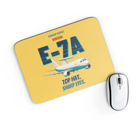 Thumbnail for Boeing E-7A Wedgetail - Top hat. Sharp eyes. design on yellow rectangle mouse pad