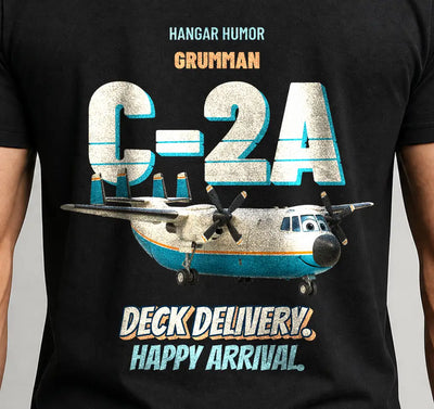 Grumman C-2A Greyhound - Deck delivery. Happy arrival. - Cover