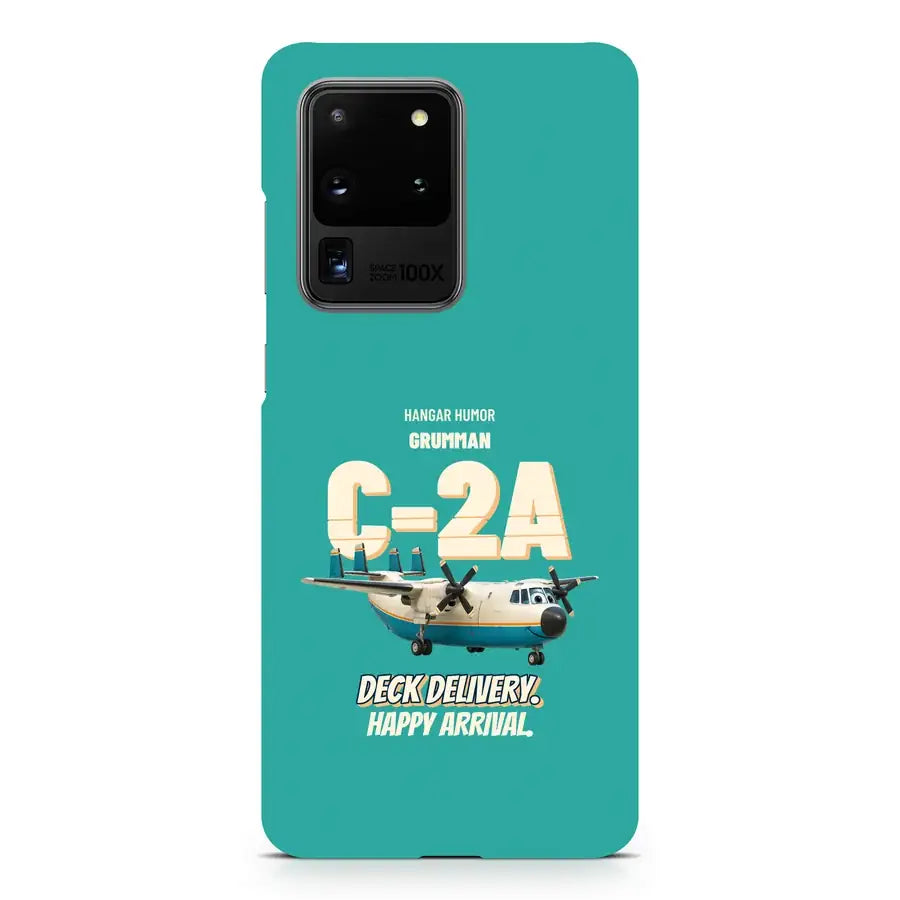 Grumman C-2A Greyhound - Deck delivery. Happy arrival. design on turquoise samsung case