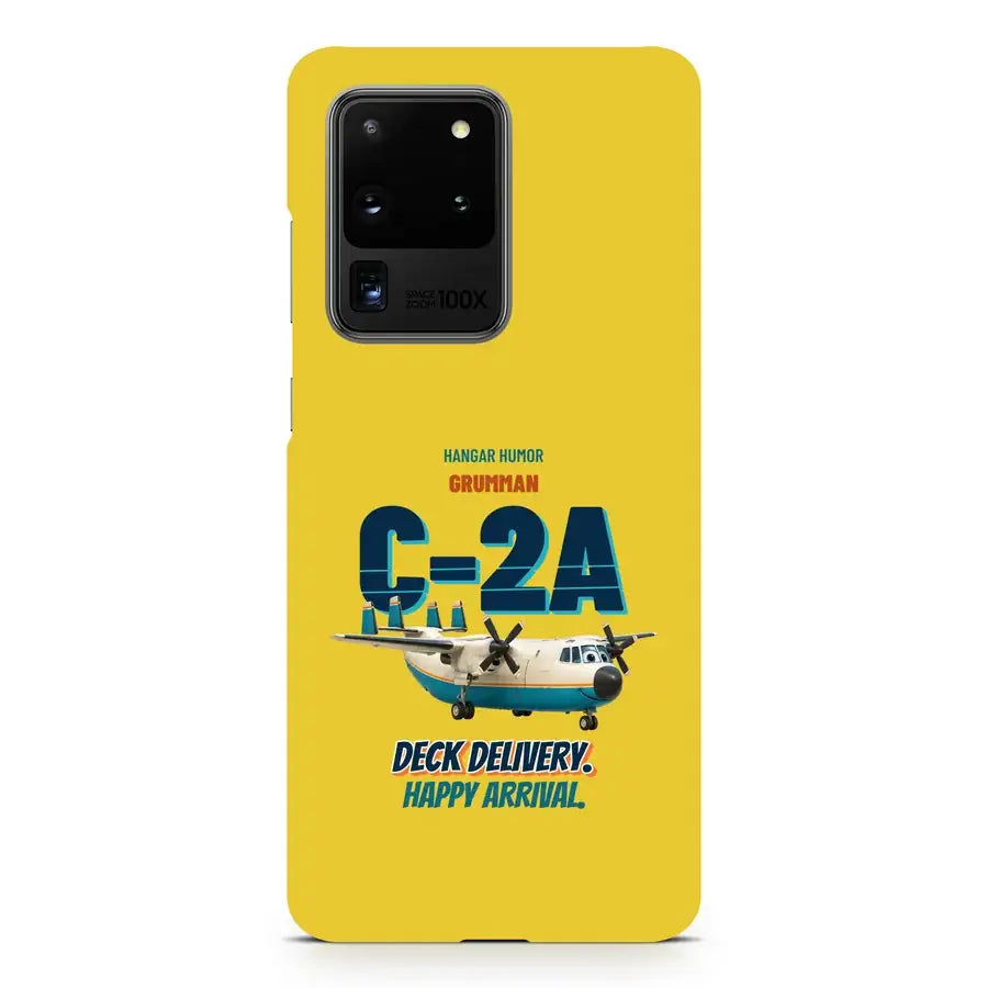 Grumman C-2A Greyhound - Deck delivery. Happy arrival. design on yellow samsung case