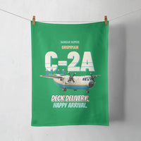 Thumbnail for Grumman C-2A Greyhound - Deck delivery. Happy arrival. design on green towel