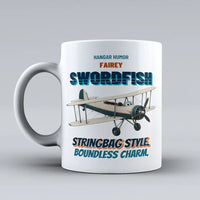 Thumbnail for Fairey Swordfish Mk I - Stringbag style. Boundless charm. design on white ceramic mug