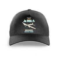 Thumbnail for Junkers Ju 88A-4 - Twin engines. Versatile charm. design on black printed hat