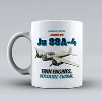 Thumbnail for Junkers Ju 88A-4 - Twin engines. Versatile charm. design on white ceramic mug