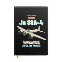 Thumbnail for Junkers Ju 88A-4 - Twin engines. Versatile charm. design on black notebook