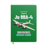Thumbnail for Junkers Ju 88A-4 - Twin engines. Versatile charm. design on green notebook
