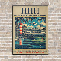 Thumbnail for HHH - Poster - Canvas Framed - Beige