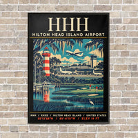 Thumbnail for HHH - Poster - Canvas Framed - Black