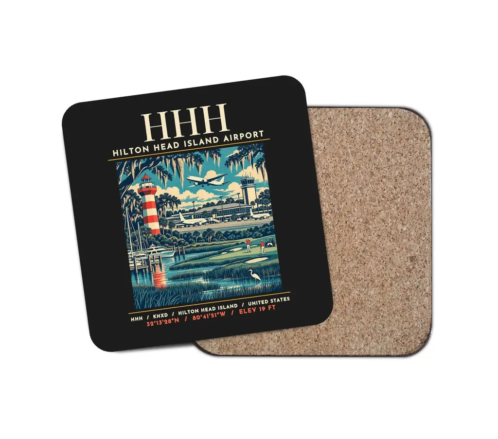HHH - Poster - Coaster - Black