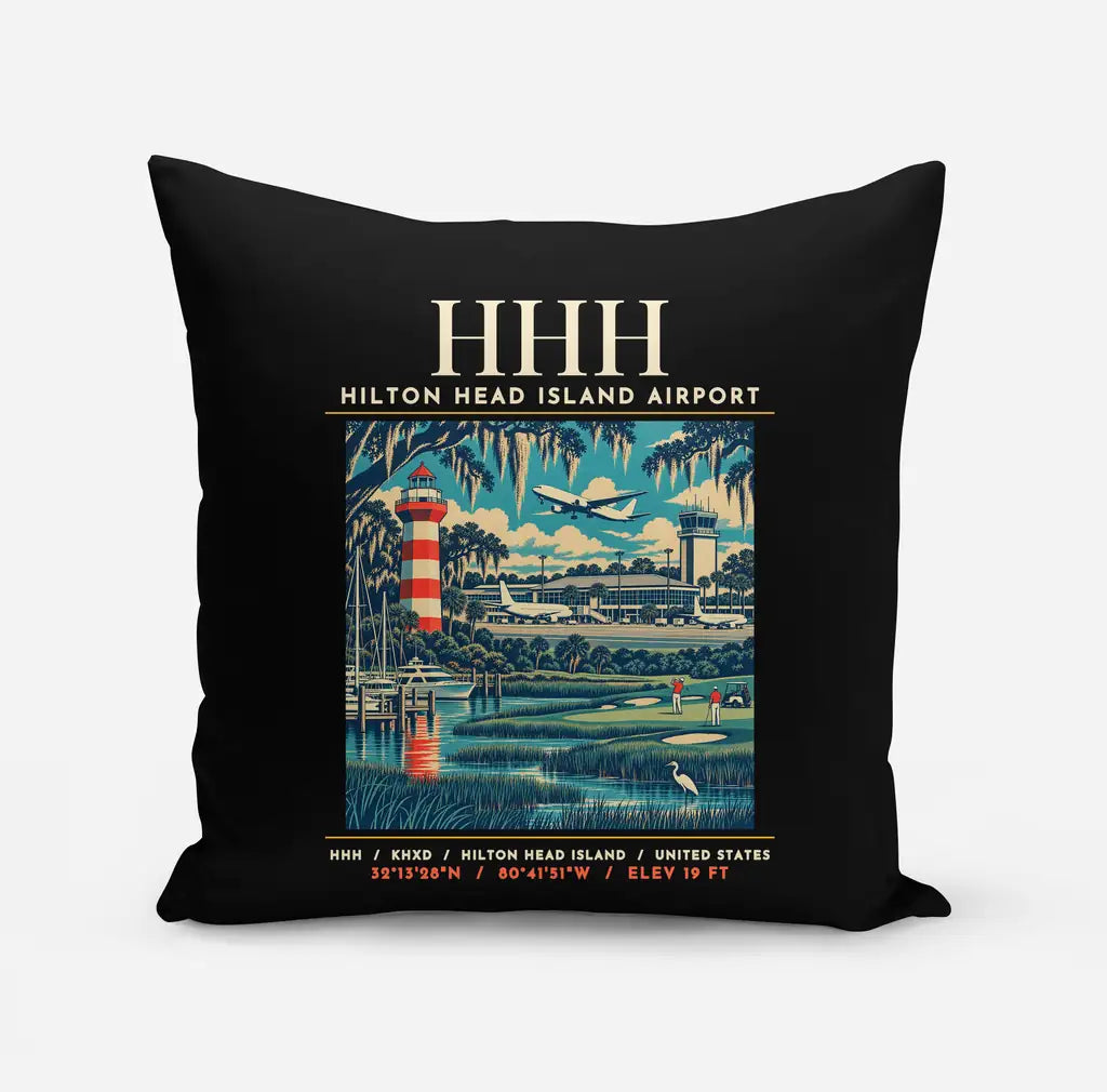 HHH - Poster - Pillow - Black