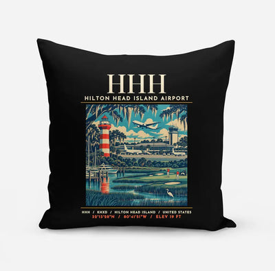 HHH - Poster - Pillow - Black
