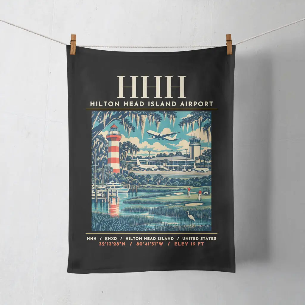 HHH - Poster - Towel - Black