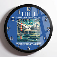 Thumbnail for HHH - Poster - Wall Clock Framed - Blue