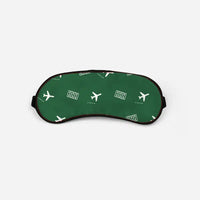 Thumbnail for Hilton Head Island Airport (HHH) Sleep Masks - Sleep Mask - Pattern - Green