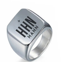 Thumbnail for Frankfurt-Hahn Airport (HHN) Rings - Ring - Silver