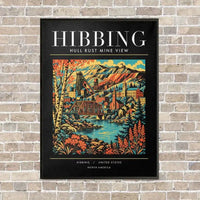 Thumbnail for HIBBING - Poster - Canvas Framed - Black