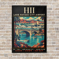 Thumbnail for HII - Poster - Canvas Framed - Black